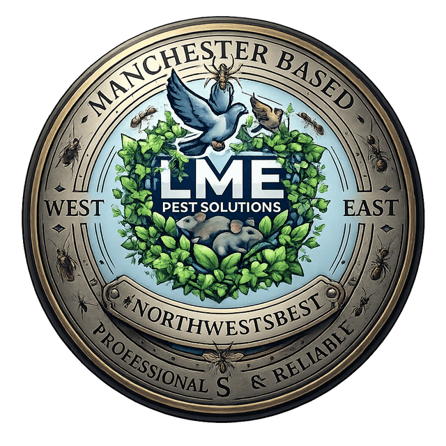 LME Pest Solutions Manchester based professional and reliable badge